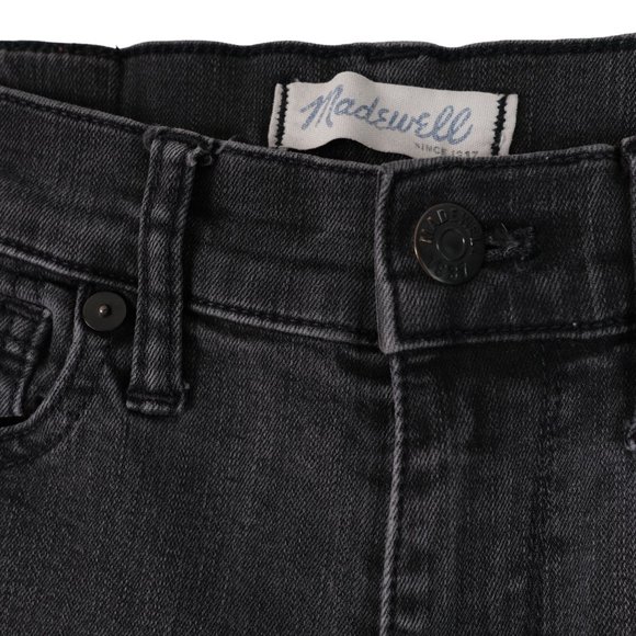 Madewell Jeans Womens 25 Blxck Wash 9" High Riser Skinny - Skinny Stretch - Picture 3 of 10